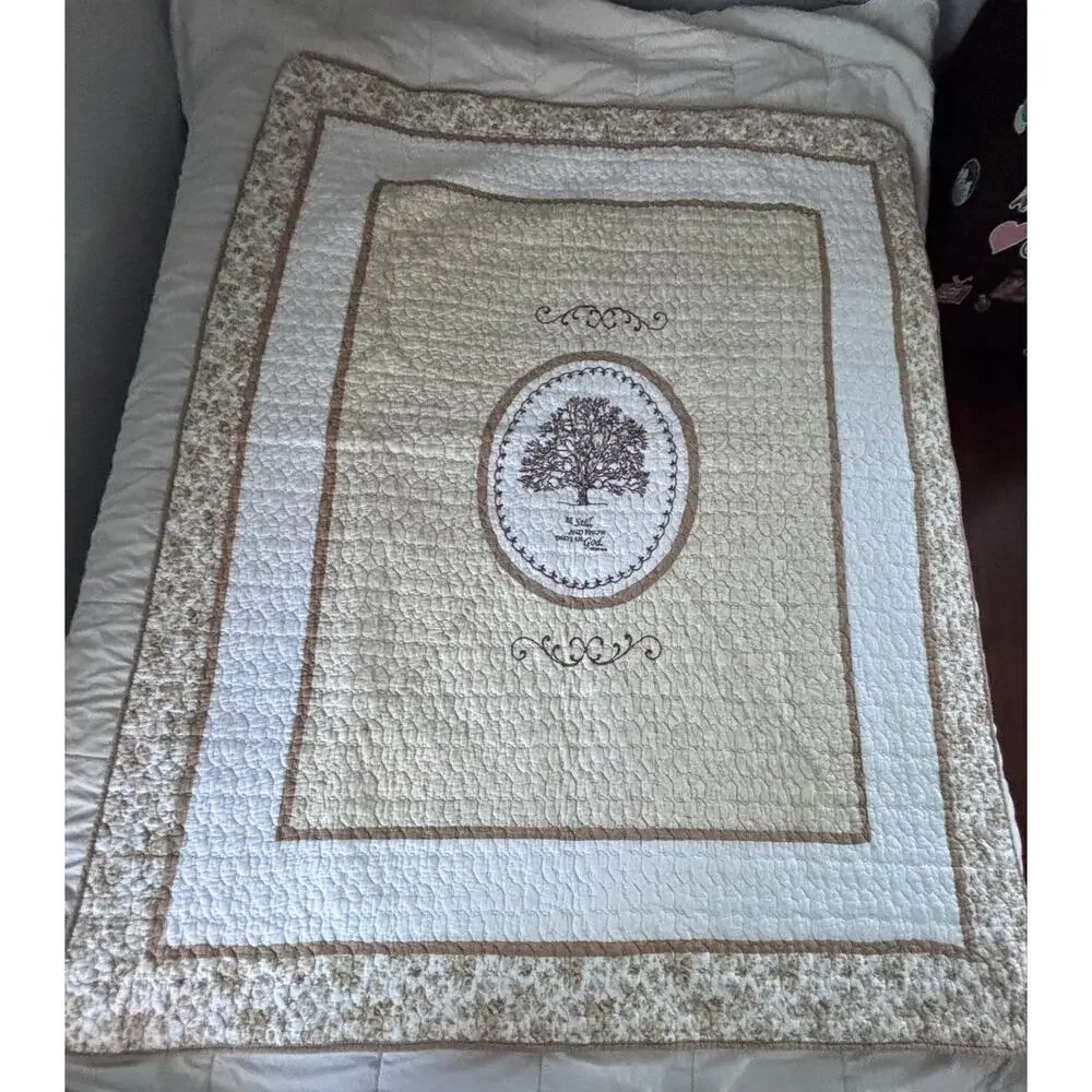 Pre-loved Cracker Barrel Tree Of Life Quilted Wall Hanging